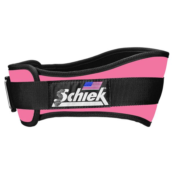 Schiek Sports Model 2004 Nylon 4 3/4" Weight Lifting Belt - Small - Pink