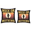 Basic Jump Rope Skipping Hobby Jump Rope Throw Pillow