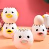 VSREI Egg Separator, Ceramic Egg Yolk White Egg Separator, Portable Kitchen Gadgets Baking Tool - Yellow Chicken