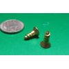 Brass #8  Phillips Flat Head Wood Screw x .500" Length, 100 Pcs