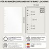 KOMPASS® Training Diary / Workout Journal | DIN A5 Inserts for Ring Binder Planner | 30 Inserts for Fitness and Workout Documentation | Strength Training & Cardio | Planner Refill Inserts