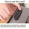 Document bag with lock, 3 Layers