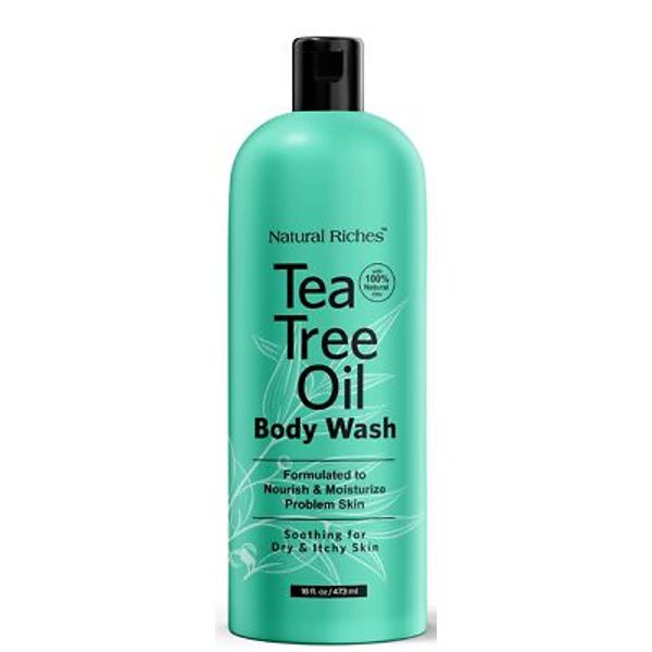 Natural Riches Tea Tree Oil Body Wash, 16 fl oz - Soothing, Calming, and Hydr...