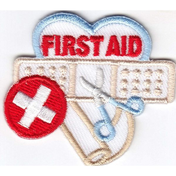 FIRST AID Iron On Patch Nurse Profession Medical Medic