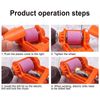 Les-Theresa Drill Bit Sharpener Portable Drill Sharpener Tool Straight Shank Twist Drill Grinder Sharpening Machine