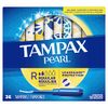 Tampax Pearl Tampons with Plastic Applicator, Regular Absorbency, Unscented, 36 Count