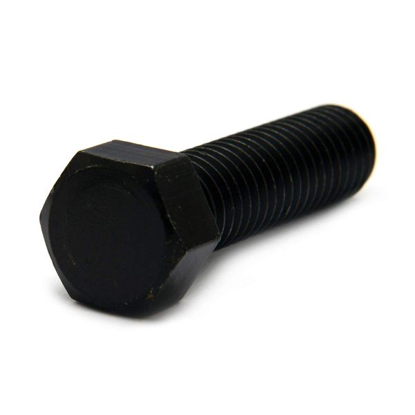 Iron/Trivalent Black [Small] Hex Bolt (Full Thread) M8 x 20 (Pack of 8)