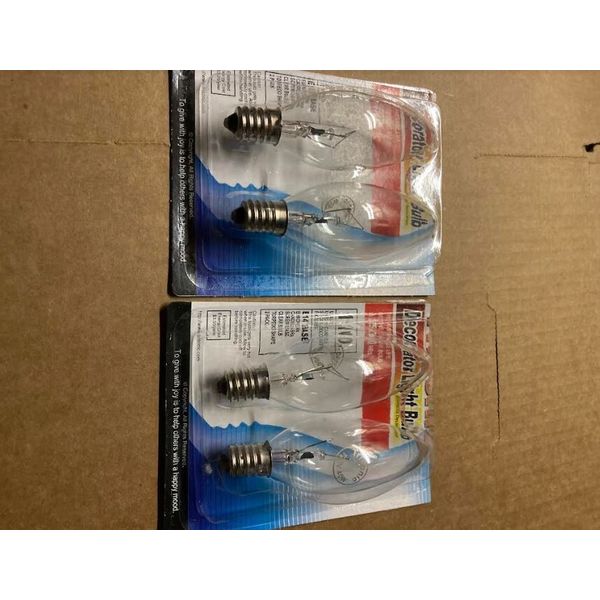 New ! 4 PK Torpedo Candelabra Base Decorative Bulb 40W 110V