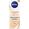NIVEA BB 5 in 1 Day Cream 24h Moisture (50 ml), BB Cream for Light Skin Types with SPF 20, Tinted Day Cream with Organic Jojoba Oil & Makeup Pigments