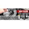 1/2" Drive Master Impact Hex Bit Set SAE Metric Hex Head Driver Allen Bit Socket