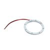sourcing map 4pcs 12V White 80mm 24 LED Ring Light Lamp for Car