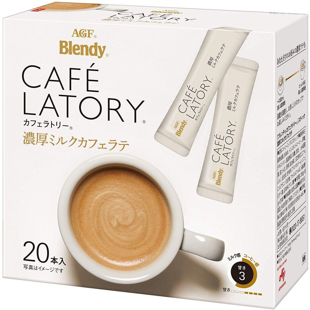 AGF Blendy Cafe Latory Rich Milk Cafe Latte 20 Sticks