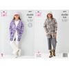 King Cole Ladies & Girls Double Knitting Pattern Cardigans (6079)