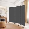 3 Panel Folding Partition Privacy Screens Freestanding Fabric Room Panel Fabric
