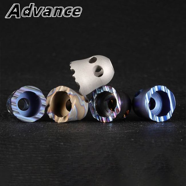 Pendant Knife Accessories, Titanium Paracord Beads