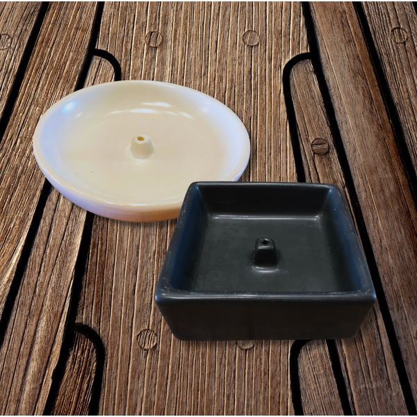 Incense Burners/Holders - White Circle