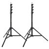 Flashpoint 2X Pro Air-Cushioned Heavy-Duty Light Stand (Black, 9.5')
