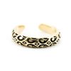 Windalf Viking Toe Ring SVALA 4mm Bohemian Midi Ring Bronze, Bronze