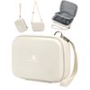K&F Concept Digital Camera Case, Waterproof & Protective Small Camera Bag, Lightweight Camera Sling Bag with 2 Carrying Ways (White)