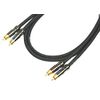 Belden BELDEN 8412-BLACK RCA Cable with Plug 3.0ft (92cm) [Red and Blue Pair]