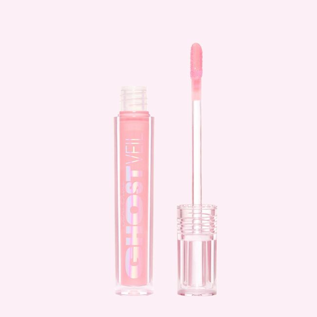 LIME CRIME COSMETICS GHOST VEIL LIQUID LIP PRIMER/BASE TRANSLUCENT SHEER PINK