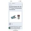 BELDEN DB59U Lot of 25 Double Bubble Connector Coax Compression PSA59/6