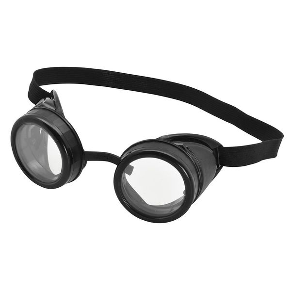 Bristol Novelty BA615 Pilot Goggles Black Frame, Mens, One Size
