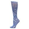 Celeste Stein Therapeutic Compression Socks, Denim Dotty, 15-20 mmhg, 1-Pair