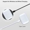 Wireless Charging Case Compatible with AirPod Pro 1st & 2nd Generation, Air Pod Pro 1st & 2nd Generation Charger Case Replacement with Bluetooth Pairing Sync Button,with Type-C