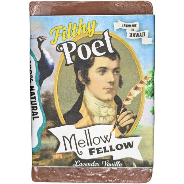 Filthy Poet Lavender Vanilla Soap Bar, Pink, 5 Ounce, 1 Count