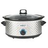 Brentwood Select Slow Cooker, 7 Quart, Silver