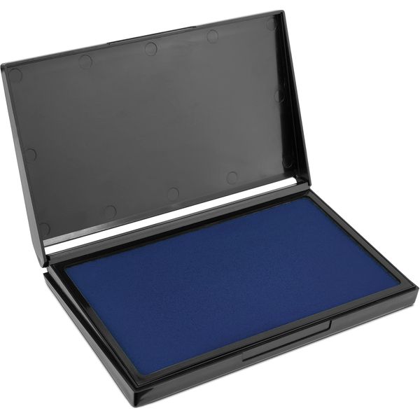 MaxMark Large Blue Stamp Pad - 4-1/4" by 7-1/4" - Premium Quality Felt Pad