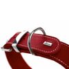 HUNTER AALBORG SPECIAL Dog Collar, Leather, Durable, Comfortable, 60 cm (M-L), Red