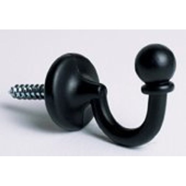 Black Tie Back Hooks.......per pair