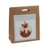 Christmas Pudding | Mini Felt Sewing Kit | Hanging Decoration | Craft Kit