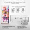 Empty Makeup Palette | 24 Wells | Modular Interchangeable Depotting System | Ritual Pro Palette 3 | Bundle 8 Pack