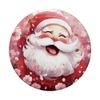 Festive Splendor Santa und Kirschblüte PopSockets mit austauschbarem PopGrip