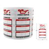 Auto Service Reminder Stickers, Handwritten, Ultra Removable, 500 Count