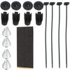 7" inch Universal Slim Fan Push Pull Electric Radiator Cooling 12V Mount Kit Black