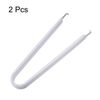 QUARKZMAN IC Puller Chip Extractor Stainless Steel with Insulated Vinyl Handle White Pack of 2