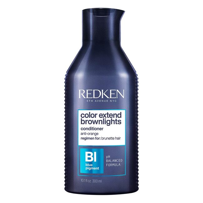 REDKEN Color Extend Brownlights, Blue Conditioner, For Natural & Color-Treated Brunettes, 300 ml