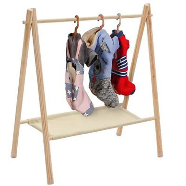 Morimoe Garment Rack for Pets/Dolls/Baby, Hanger Rack, Dress up Storage, Clot...