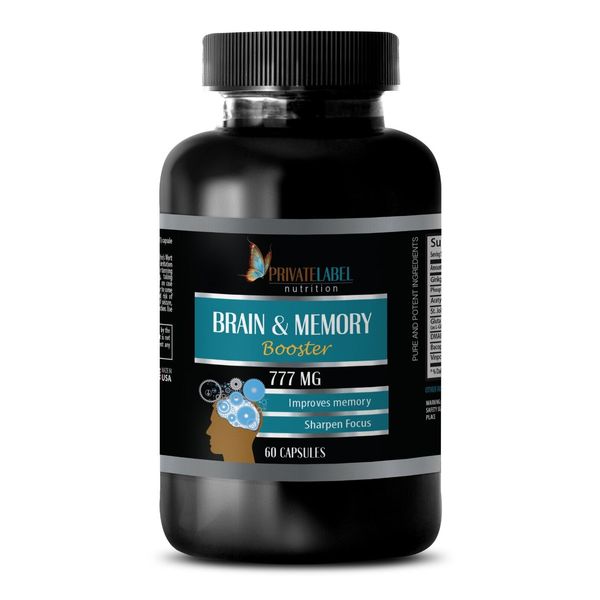 Brain vitamins - BRAIN & MEMORY BOOSTER FORMULA 777mg - mood booster - 1 Bottle