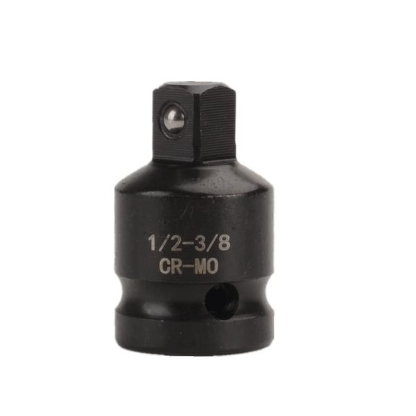 Socket Conversion Adapter for Impact Wrench, Insertion Angle Conversion Socket, Impact Socket 1/2 (12.7 mm) - 3/8 (9.5 mm) CR-MO