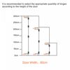 sourcing map Spring Loaded Hinges, 1" 304 Stainless Steel Self Closing Hinge for Cabinet 2pcs