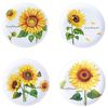 Summer Dining Melamine Plates Set of 4 - Sunflower