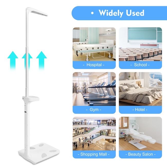 Digital Physicians Scale 440lbs Capacity Digital Medical Scale for Body Weight