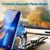 Universal Rotation Magnetic Phone Holder 360° Foldable Car Mount Stand Dashboard