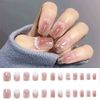 Turkalla Nail Tips, For Hands, Pack of 24, 12 Different Sizes, 3D Feel, Easy to Apply, Reusable, False Nails, Gel Nails, Nail Stickers, Hands, Nail Art, Nail Parts, Stylish, Popular Design, Beginners, Coming-of-Age Ceremonies, Weddings, Receptions