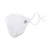Descente DMATJX00 Sports Mask, Cooling, Pollen Protection, Non-stuffy, 3D, Washable, Moisture Wicking, Ionia, white (WH)